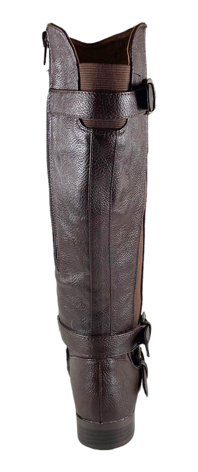 BOTAS MUJER LIFE STRIDE CAFÉ FALLON CUERO PU - 4