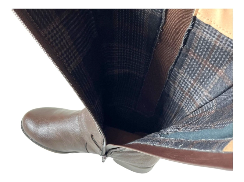 BOTAS MUJER LIFE STRIDE CAFÉ FALLON CUERO PU - 7