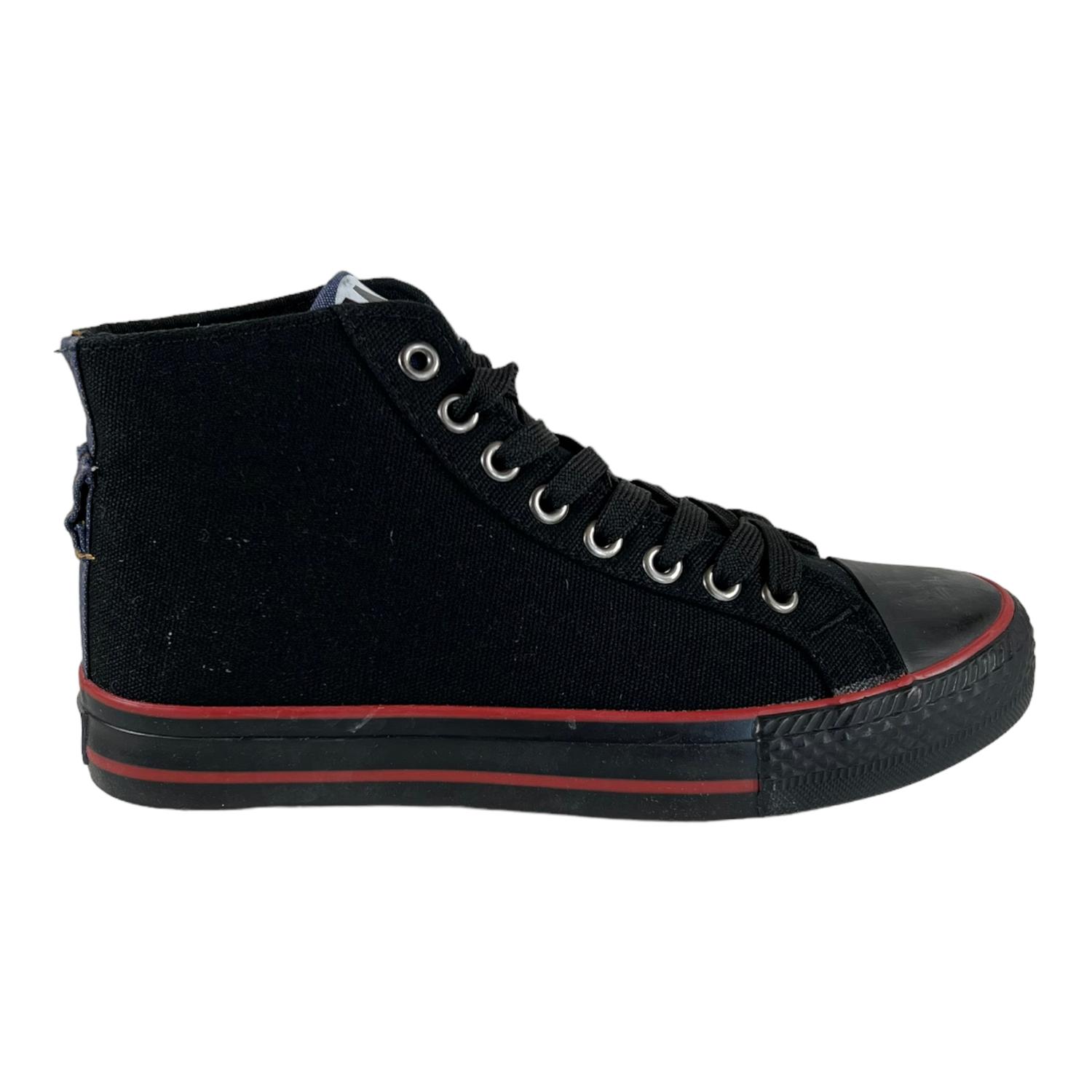 ZAPATILLAS MUJER NEGRO SUNRISE-002 WISDOM LONA TIPO CONV - 1