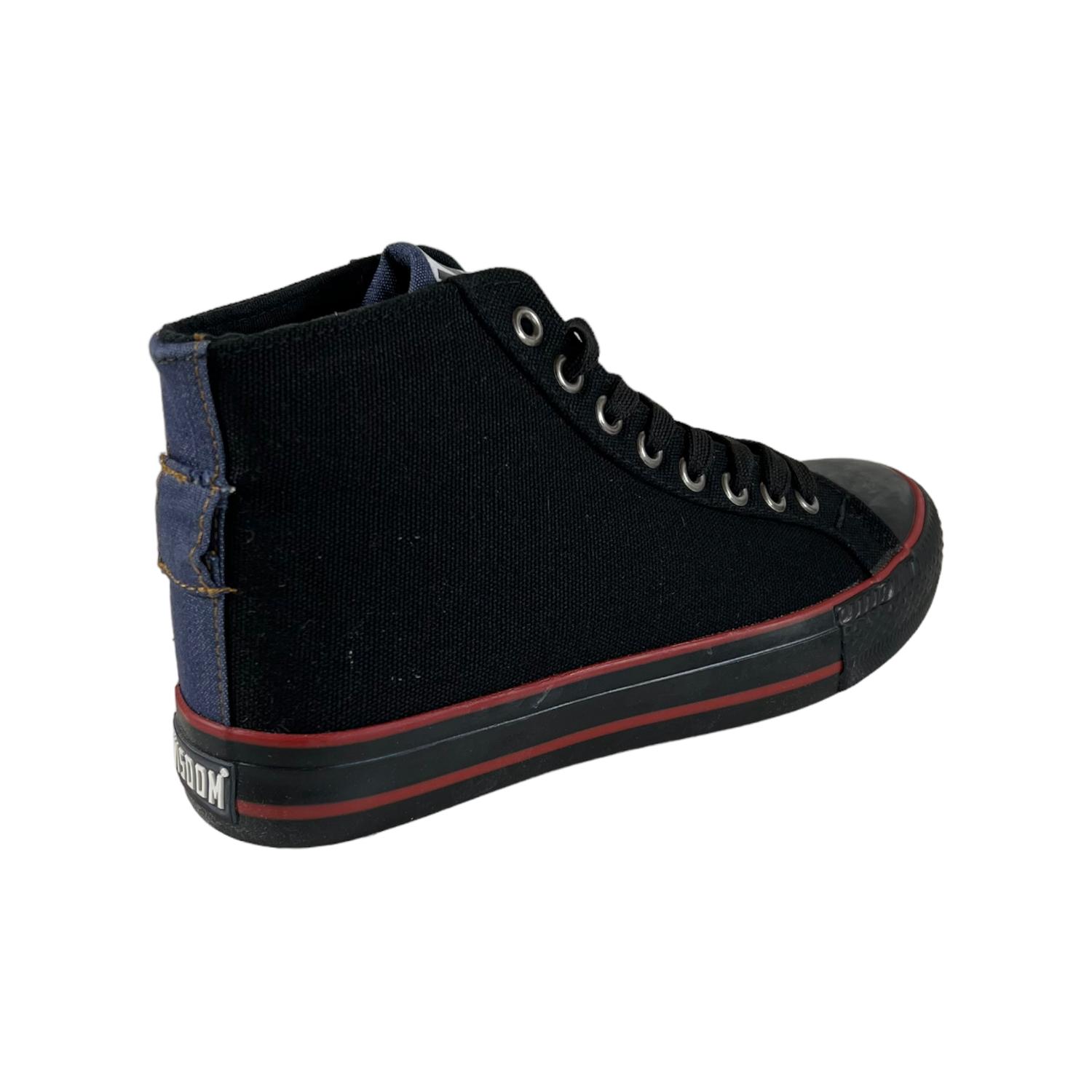 ZAPATILLAS MUJER NEGRO SUNRISE-002 WISDOM LONA TIPO CONV - 2