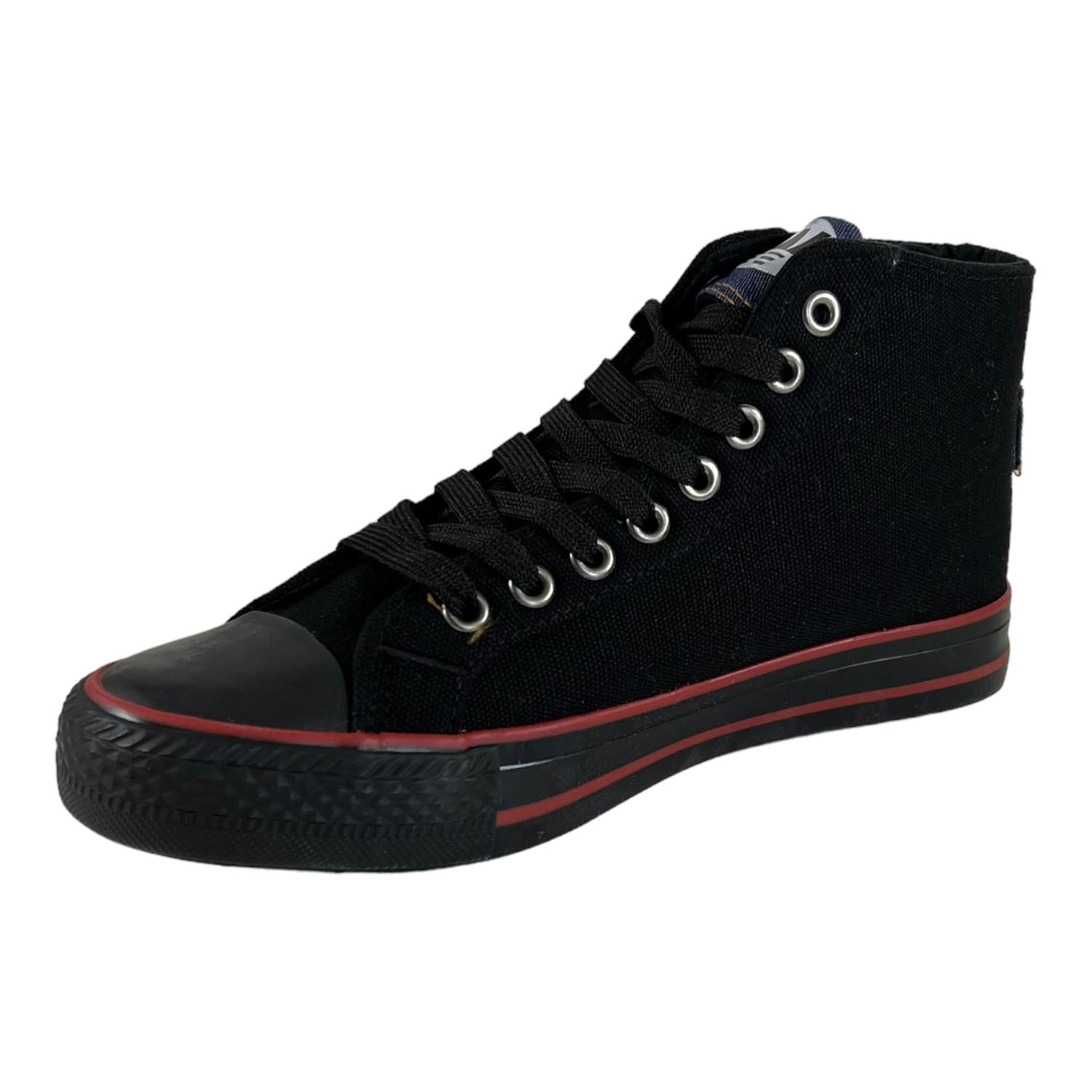 ZAPATILLAS MUJER NEGRO SUNRISE-002 WISDOM LONA TIPO CONV - 5