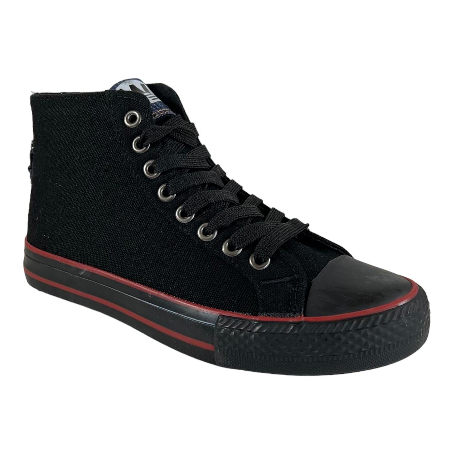 ZAPATILLAS MUJER NEGRO SUNRISE-002 WISDOM LONA TIPO CONV - 6
