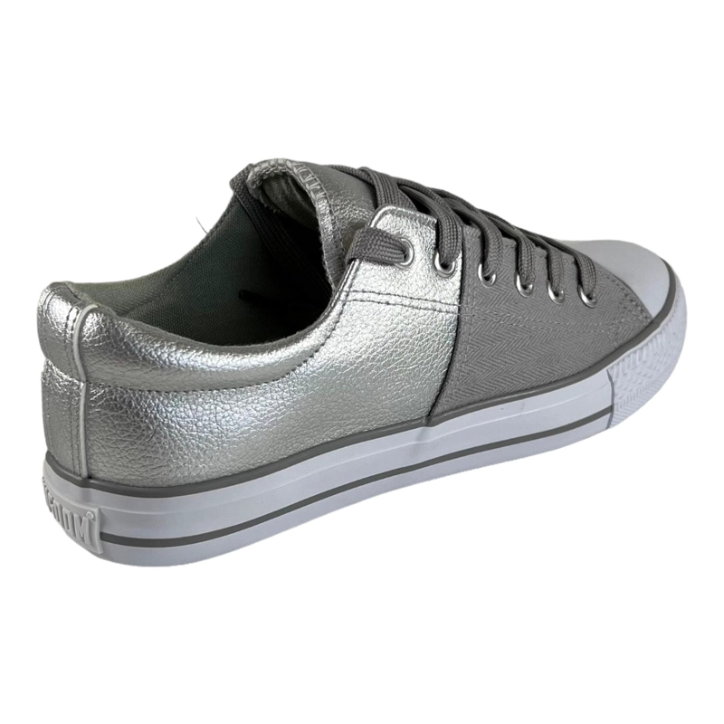 ZAPATILLAS MUJER PLATEADO SL162083 WISDOM LONA PLATEADA TIPO CONV - 2