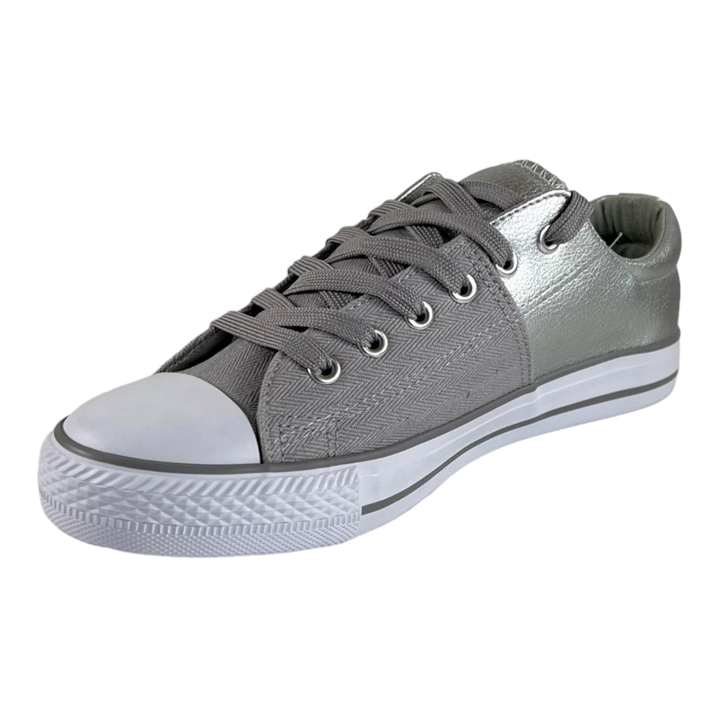 ZAPATILLAS MUJER PLATEADO SL162083 WISDOM LONA PLATEADA TIPO CONV - 5