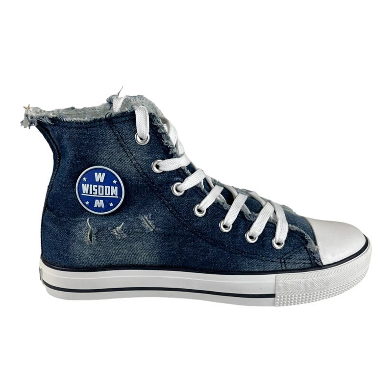 ZAPATILLAS MUJER AZUL SL162004 WISDOM LONA TIPO CONV - 1