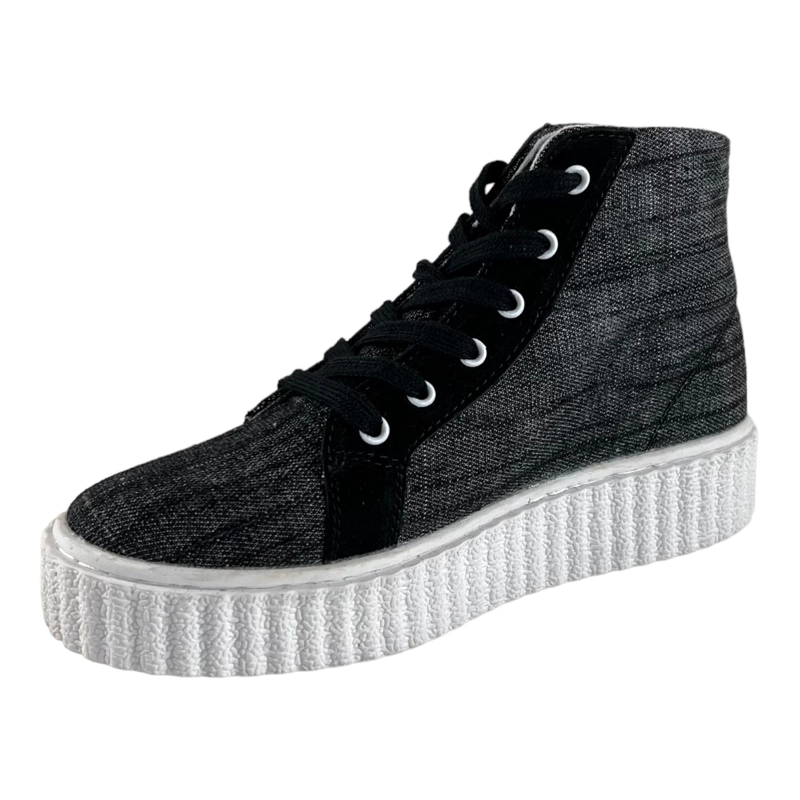 ZAPATILLAS MUJER GRIS W303 WISDOM LONA TIPO CONV - 5