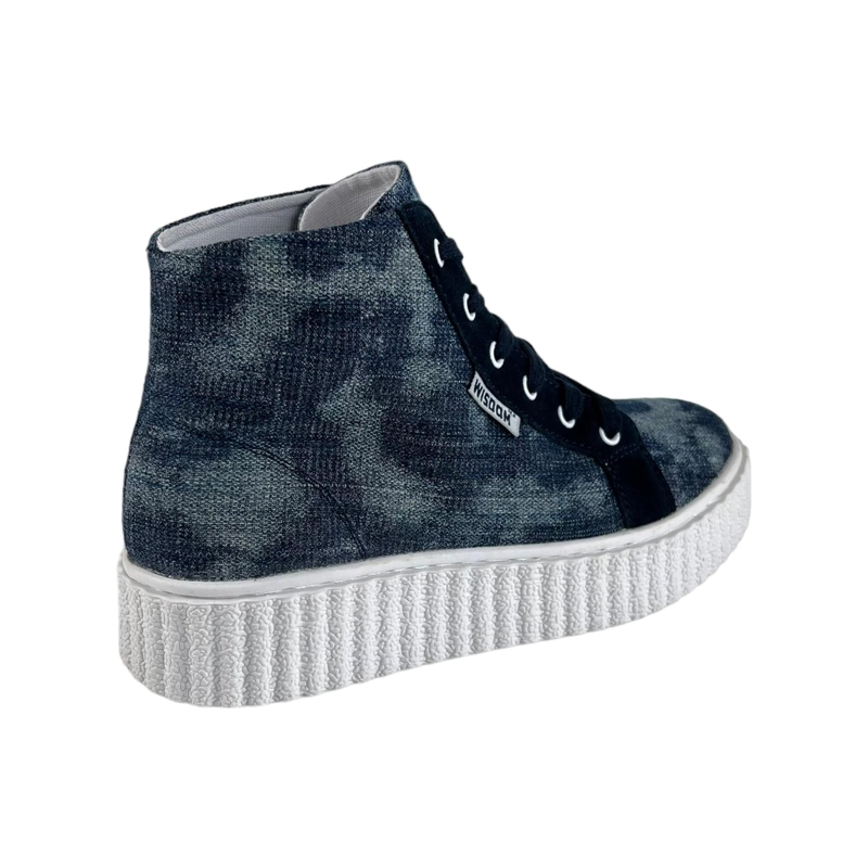 ZAPATILLAS MUJER AZUL W303AZ WISDOM LONA TIPO CONV FORMA - 2