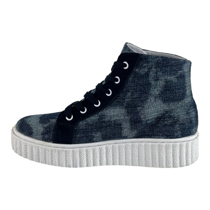ZAPATILLAS MUJER AZUL W303AZ WISDOM LONA TIPO CONV FORMA - 4