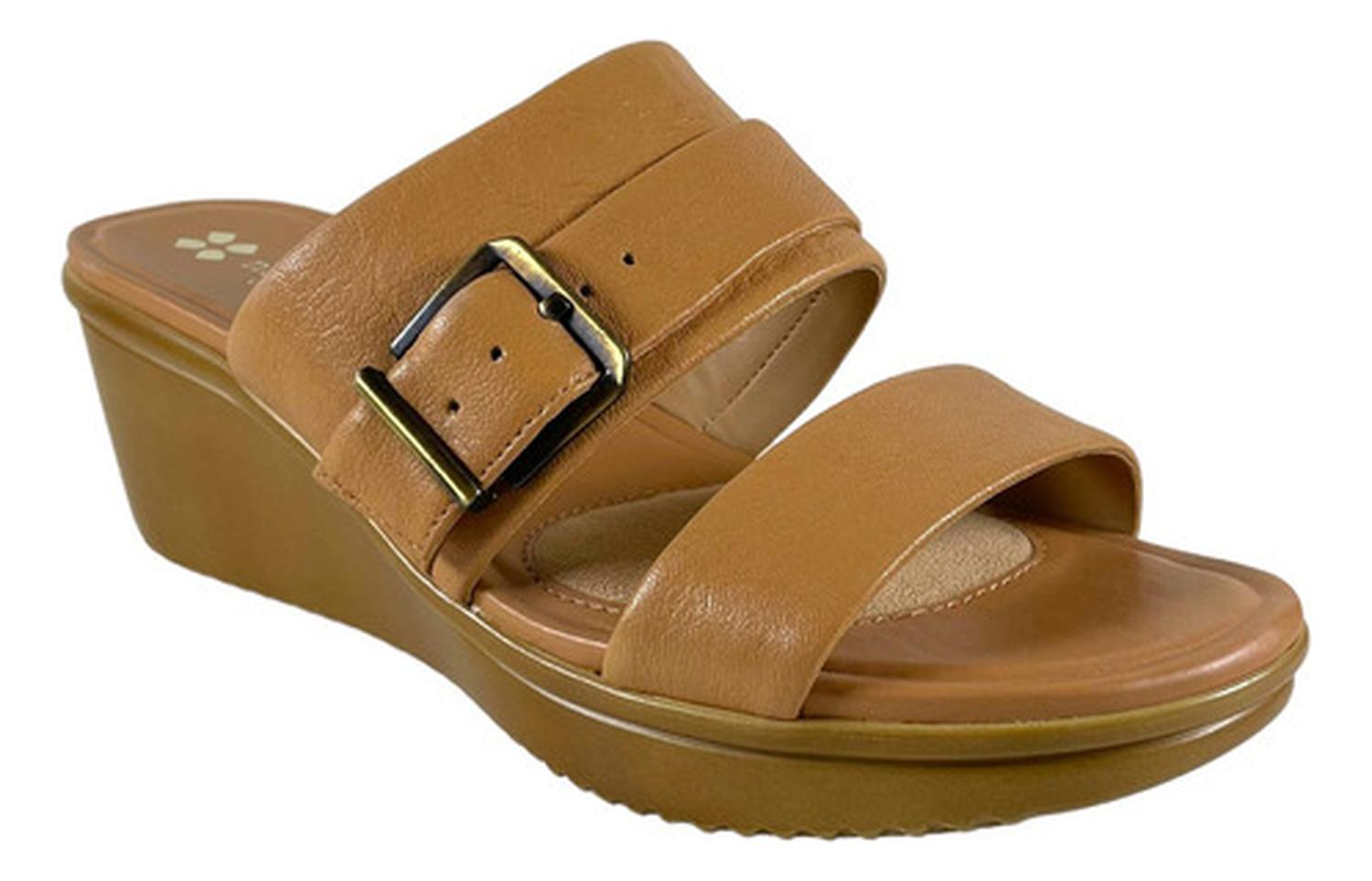 SANDALIAS MUJER NATURALIZER BEIGE CUERO PU AILEEN - 1