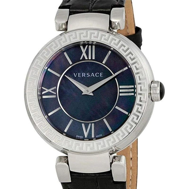 RELOJ DE PULSERA VERSACE VNC180017 LEDA ESFERA NEGRA MOTHER OF PEARL - 1
