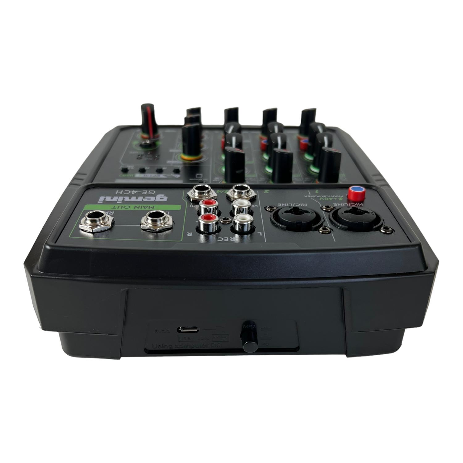 MEZCLADOR DE 4 CANALES GEMINI GE-4CH - 3