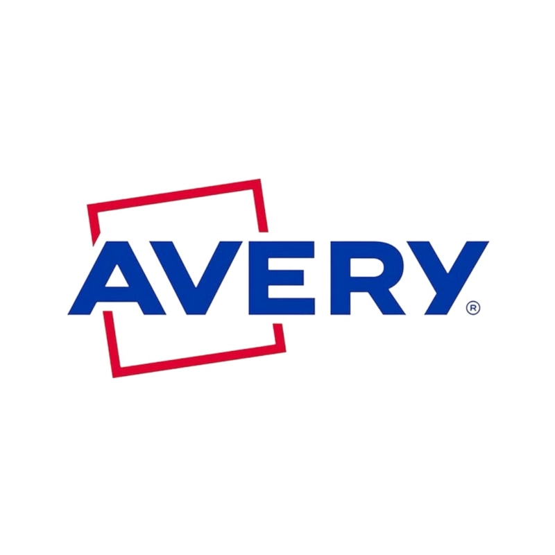 PACK X900 ETIQUETAS 2X5CM MANUAL AVERY EM2050M - ROJO - 2