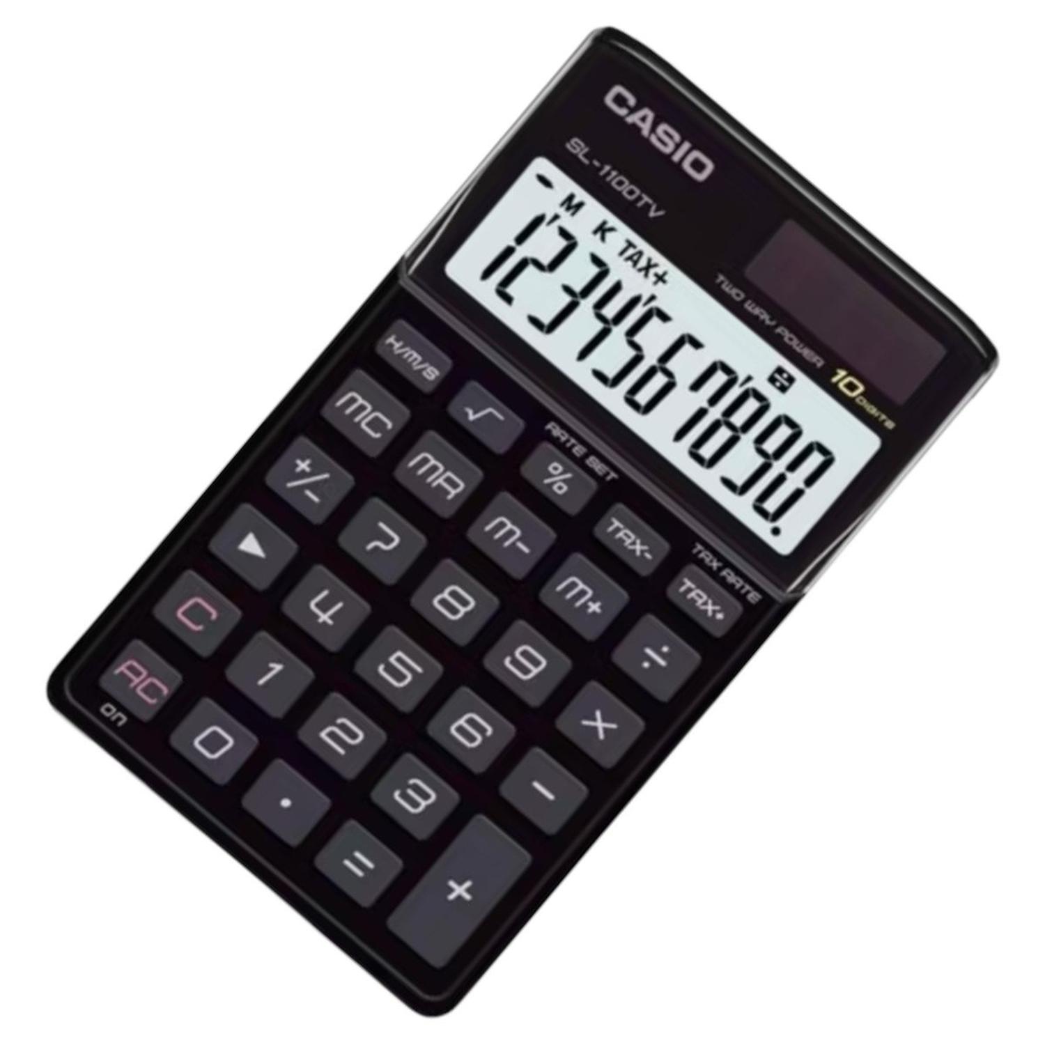 CALCULADORA CASIO SL-1100TVBKS - 2