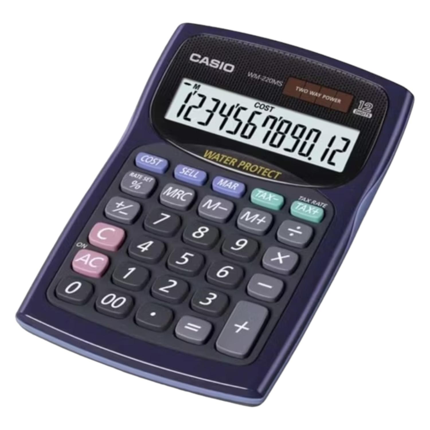 CALCULADORA CASIO WM-220MS-BU-S-DH 'SIN CAJA' - 1