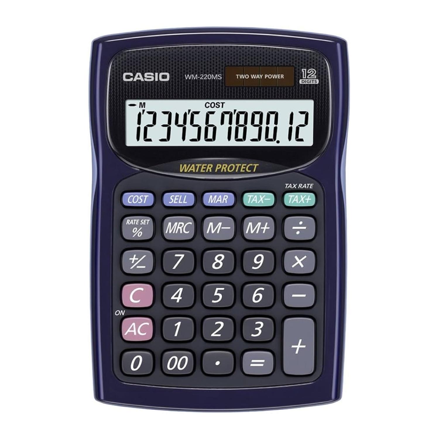 CALCULADORA CASIO WM-220MS-BU-S-DH 'SIN CAJA' - 2
