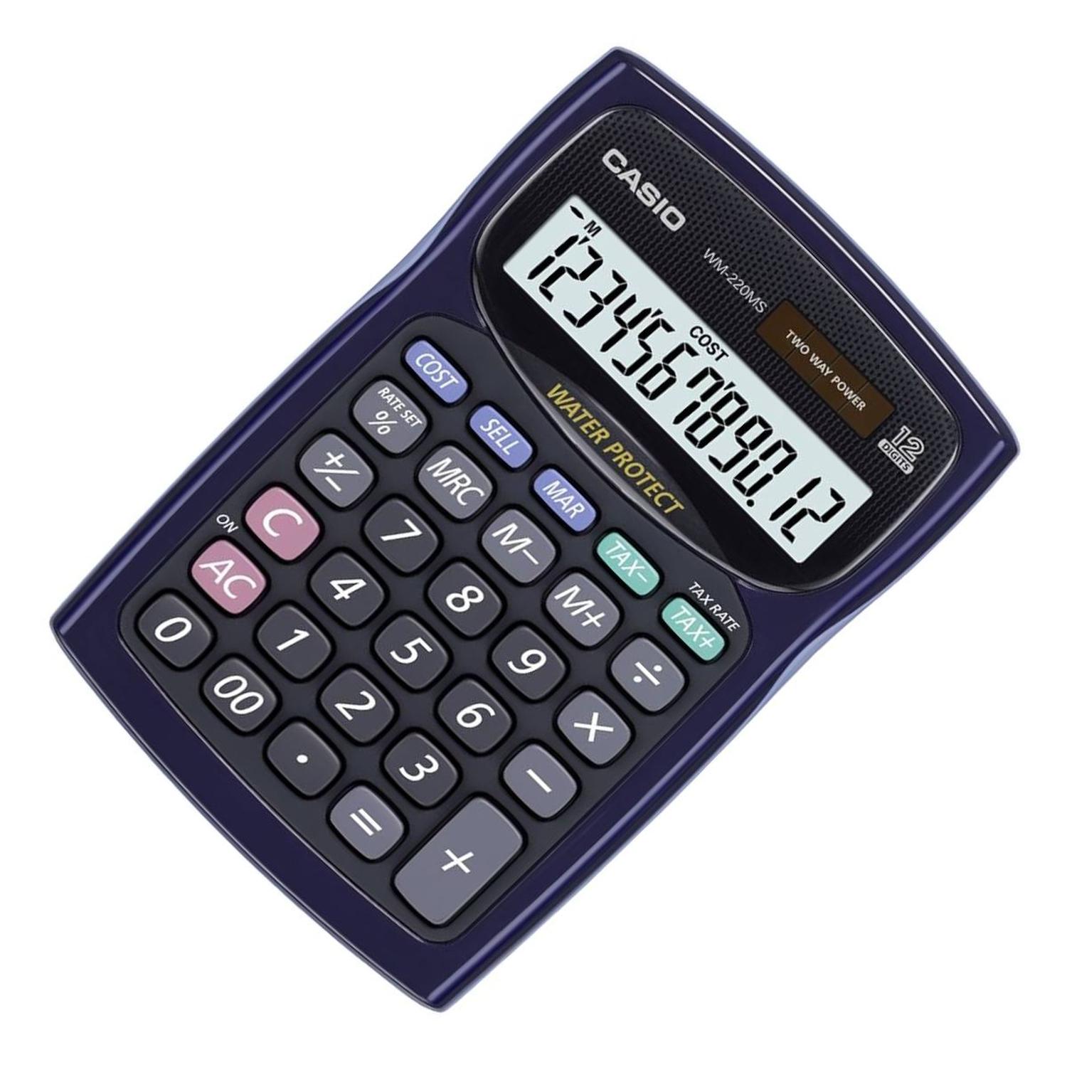 CALCULADORA CASIO WM-220MS-BU-S-DH 'SIN CAJA' - 3