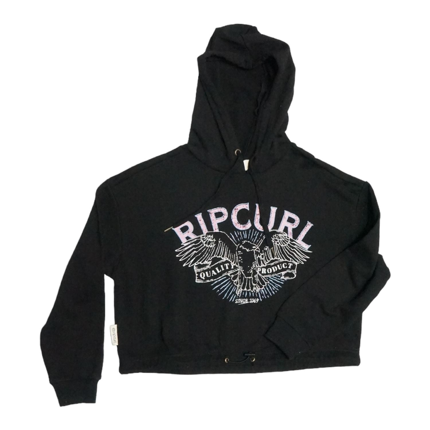 POLERON RIPCUR TOP MUJER NEGRO - 1