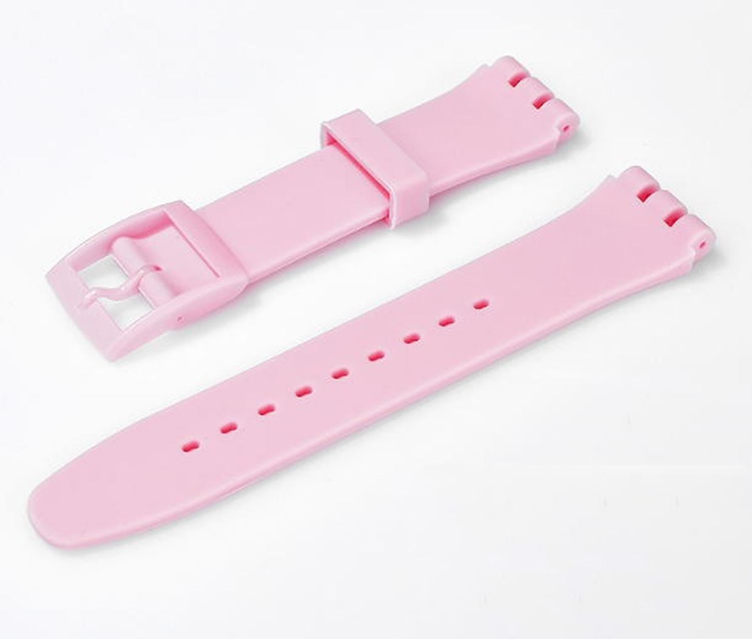 CORREAS SWATCH COMPATIBLE RELOJES SILICONA 17MM DIFERENTES COLORES TAMAÑO 17 - 1