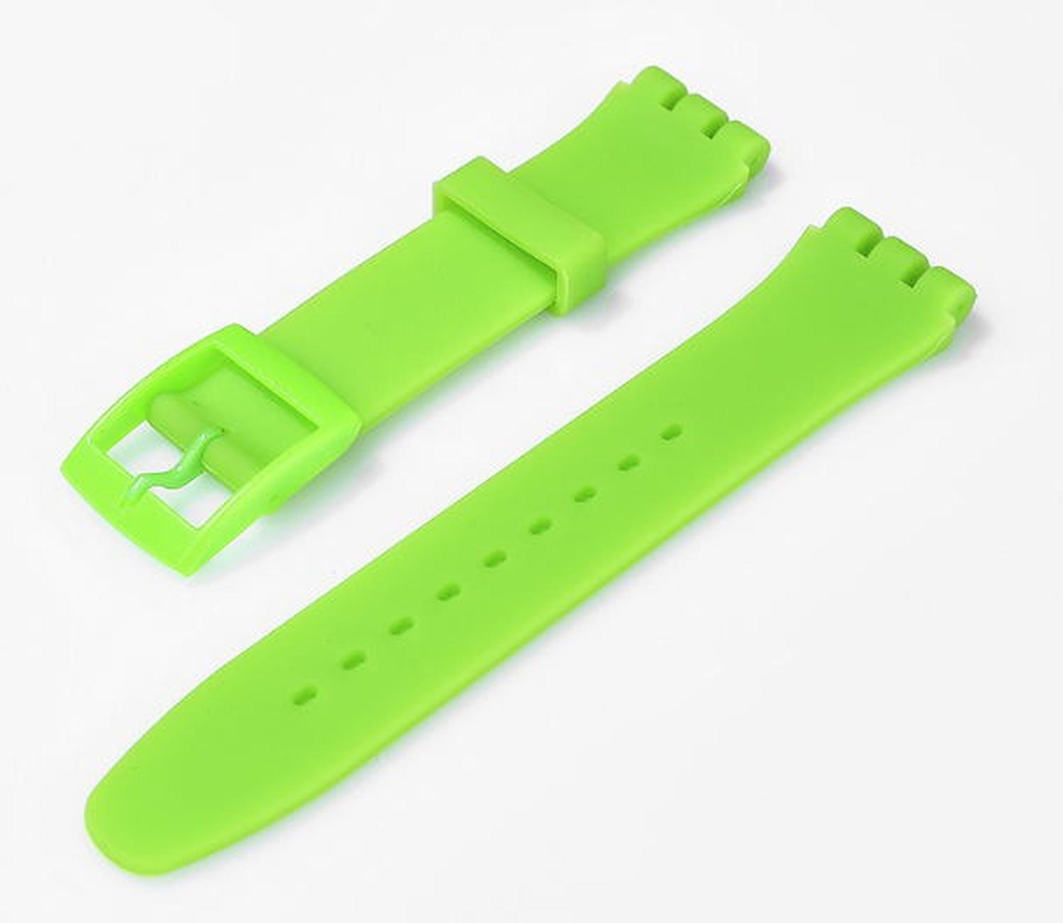CORREAS SWATCH COMPATIBLE RELOJES SILICONA 17MM DIFERENTES COLORES TAMAÑO 17 - 1