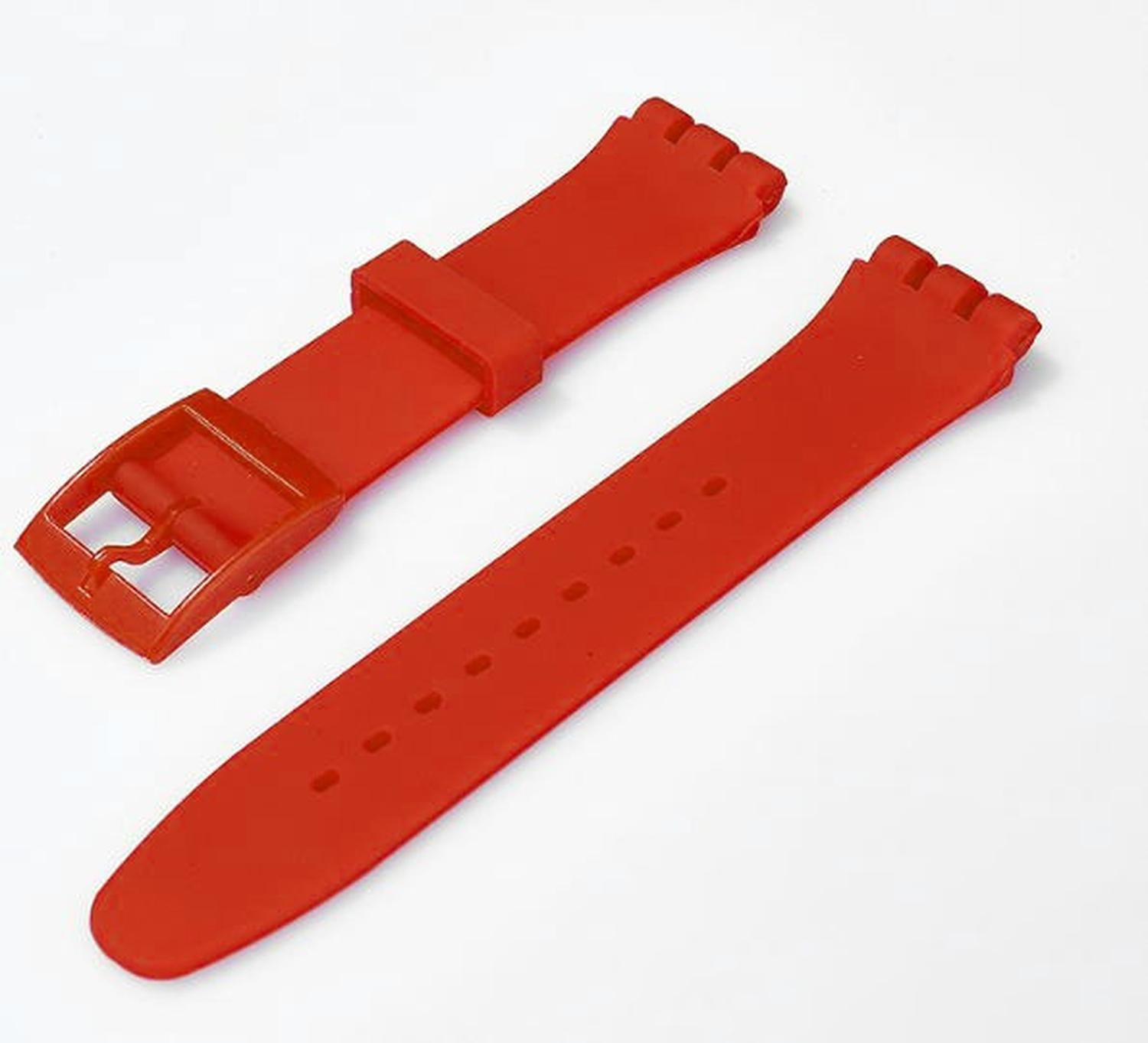 CORREAS SWATCH COMPATIBLE RELOJES SILICONA 17MM DIFERENTES COLORES TAMAÑO 17 - 1