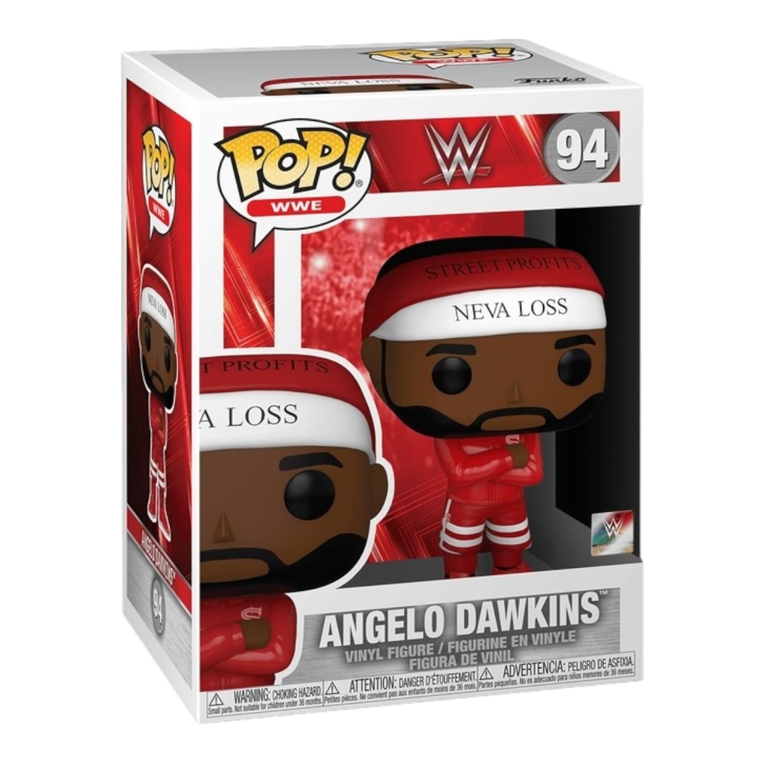 FIGURA COLECCIONABLE FUNKO BLANCO POP WWE - ANGELO DAWKINS - 1