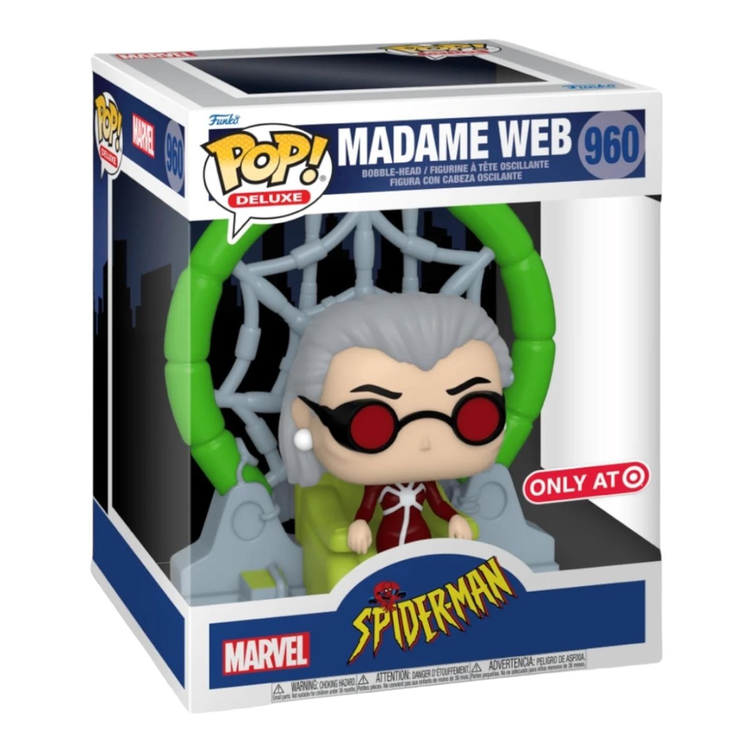 FIGURA COLECCIONABLE FUNKO BLANCO POP SPIDER MAN - MADAME WEB - 1