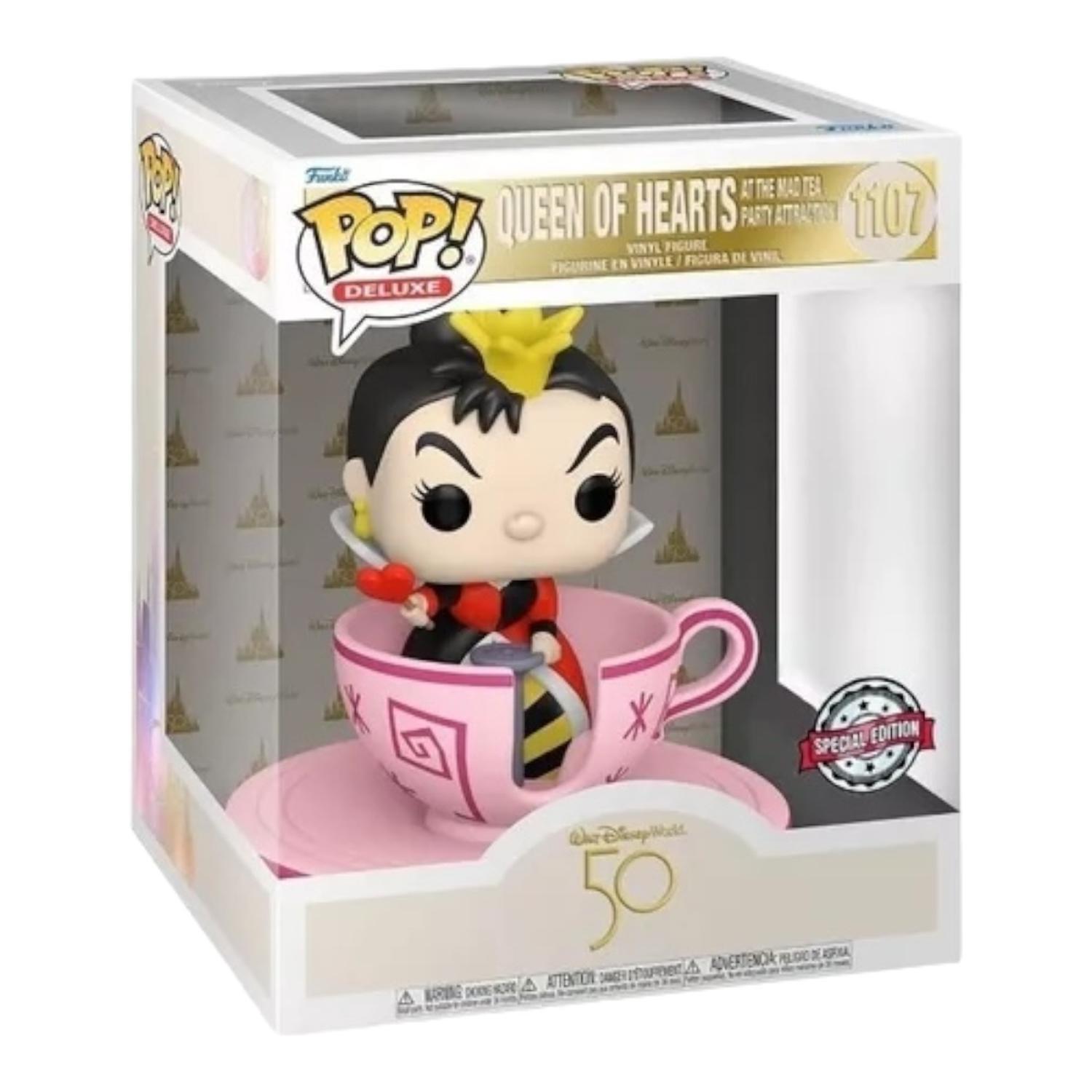 FIGURA COLECCIONABLE FUNKO BLANCO POP QUEEN OF HEARTS - 1