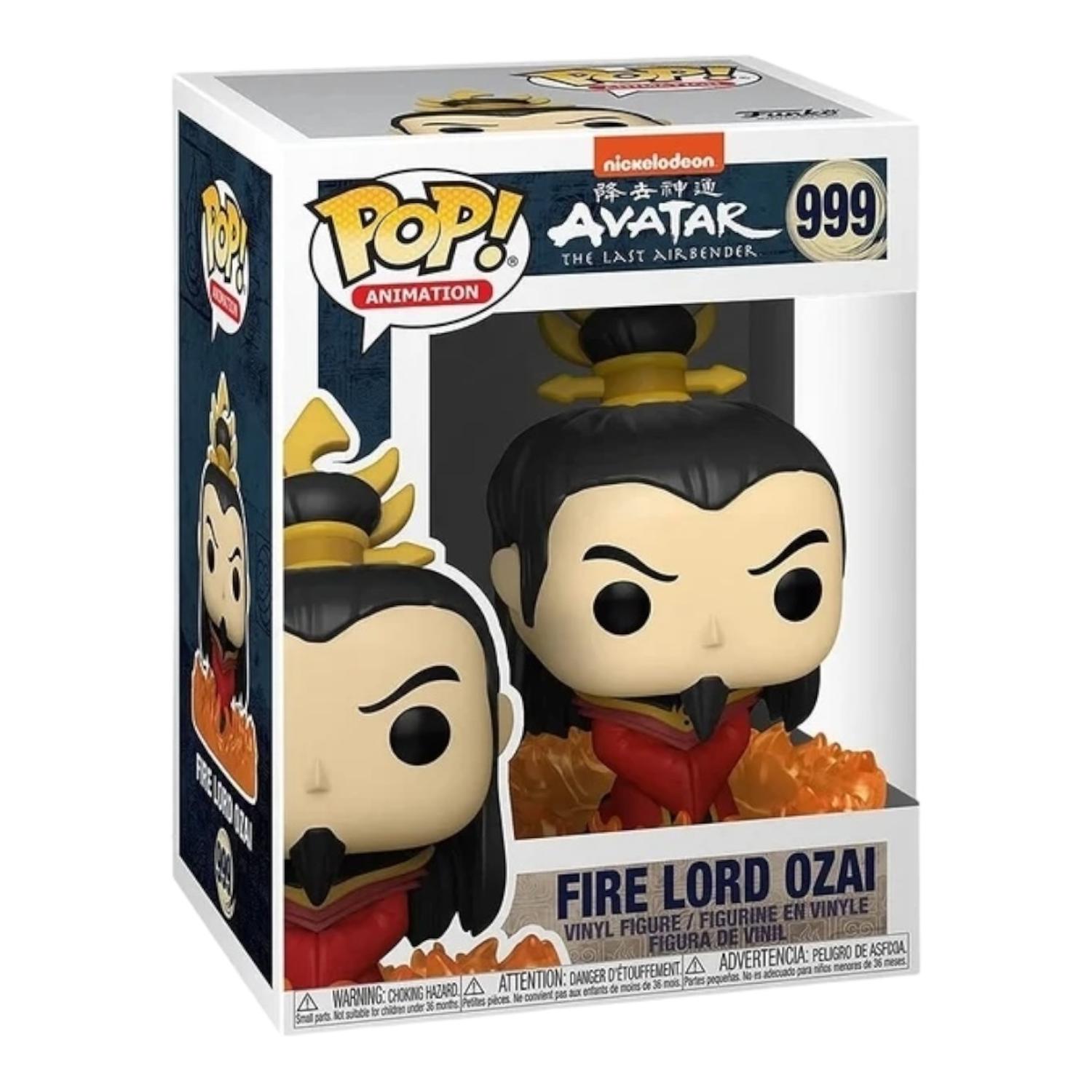 FIGURA COLECCIONABLE FUNKO BLANCO POP AVATAR - FIRE LORD OZAI - 1