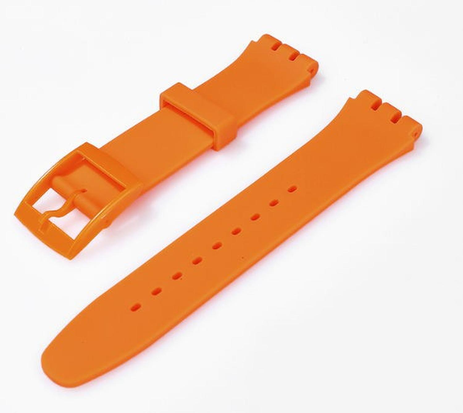 CORREAS SWATCH COMPATIBLE RELOJES SILICONA 19MM DIFERENTES COLORES TAMAÑO 19 - 1
