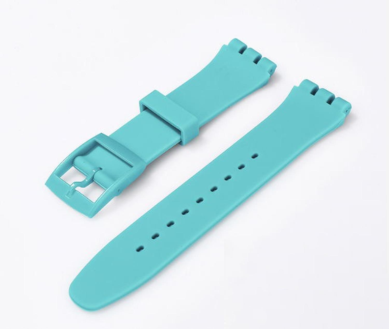 CORREAS SWATCH COMPATIBLE CON RELOJES SILICONA 20MM DIFERENTES COLORES TAMAÑO 20 - 1