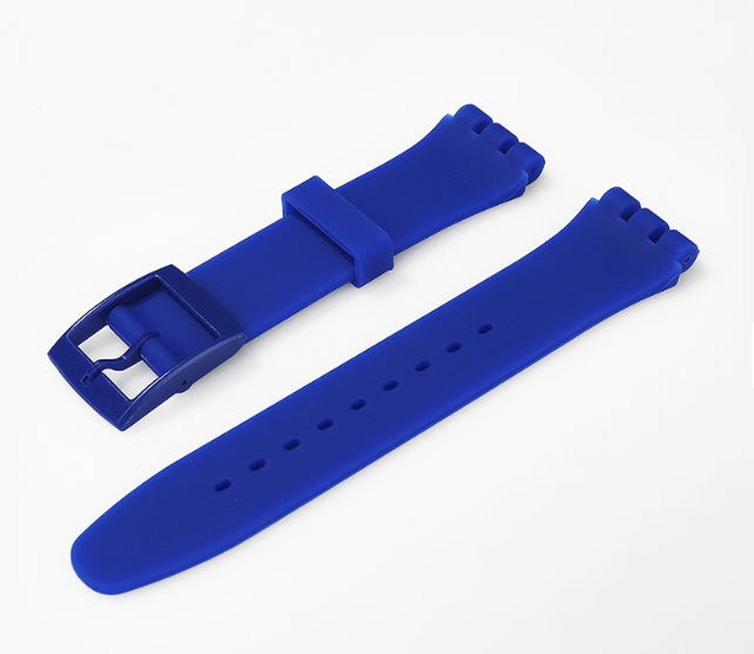 CORREAS SWATCH COMPATIBLE CON RELOJES SILICONA 20MM DIFERENTES COLORES TAMAÑO 20 - 1
