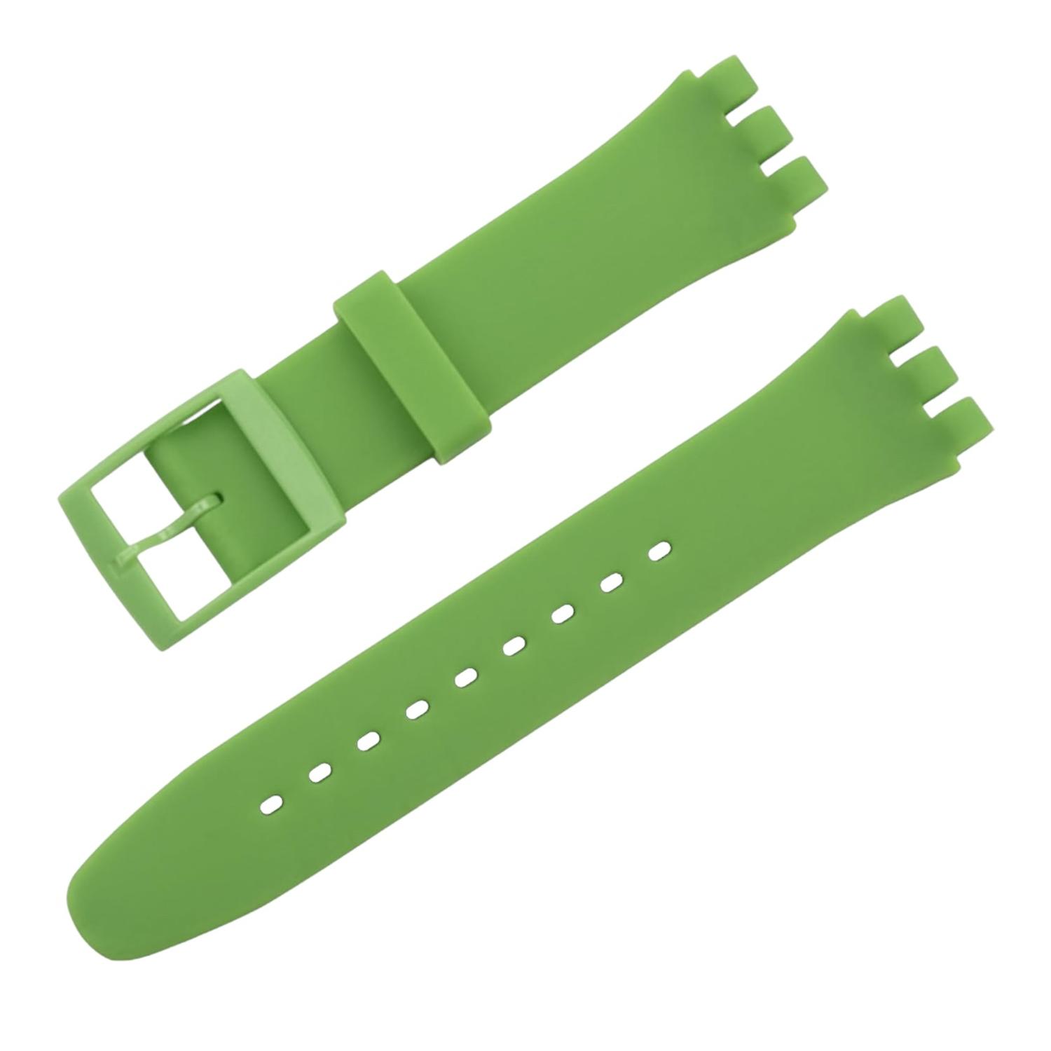 CORREAS SWATCH COMPATIBLE CON RELOJES SILICONA 20MM DIFERENTES COLORES TAMAÑO 20 - 1