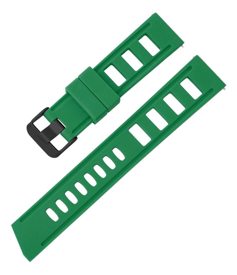CORREA RELOJ CAUCHO FKGJ VARIEDAD COLORES 20MM 22MM TAMAÑO 22 - 1