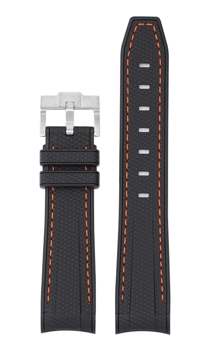 CORREA RELOJ HK4 CAUCHO CURVO MOONSWATCH O SIMILARES 20MM 22MM TAMAÑO 22 - 1