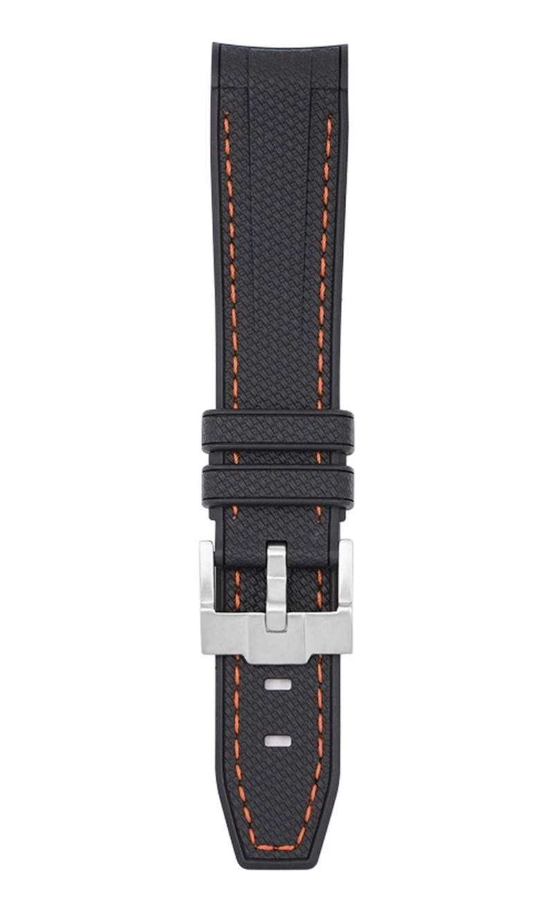 CORREA RELOJ HK4 CAUCHO CURVO MOONSWATCH O SIMILARES 20MM 22MM TAMAÑO 22 - 2