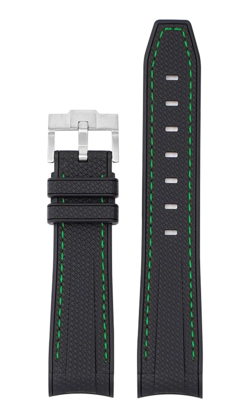 CORREA RELOJ HK4 CAUCHO CURVO MOONSWATCH O SIMILARES 20MM 22MM TAMAÑO 20 - 1