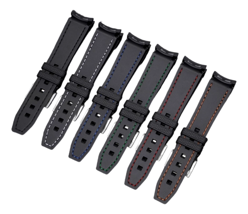 CORREA RELOJ HK4 CAUCHO CURVO MOONSWATCH O SIMILARES 20MM 22MM TAMAÑO 20 - 4