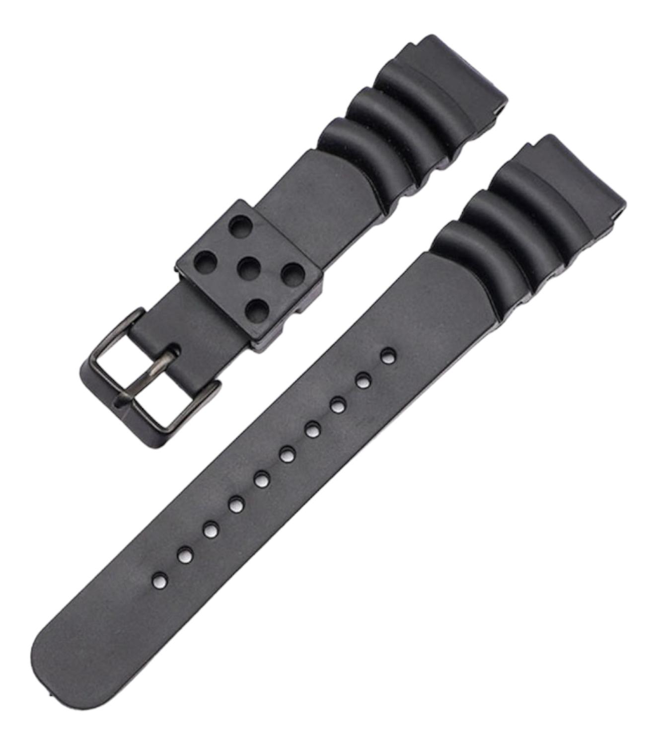 CORREA RELOJ KOK CAUCHO TIPO DIVER VARIEDAD COLORES 20MM 22MM TAMAÑO 20 - 1