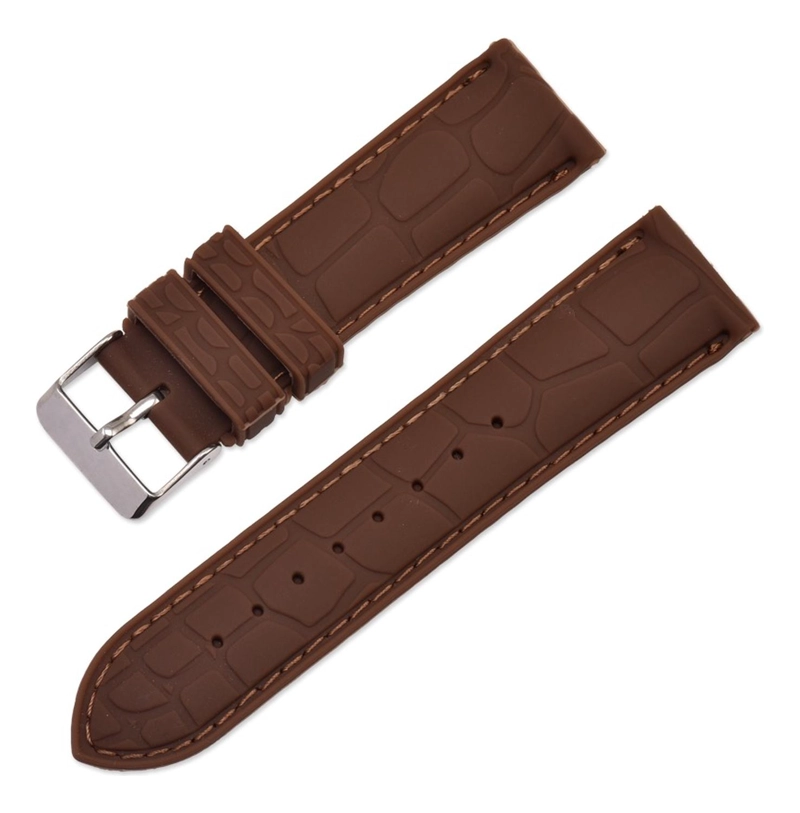 CORREA RELOJ CAUCHO EYW VARIEDAD COLORES 20MM 22MM TAMAÑO 20 - 1