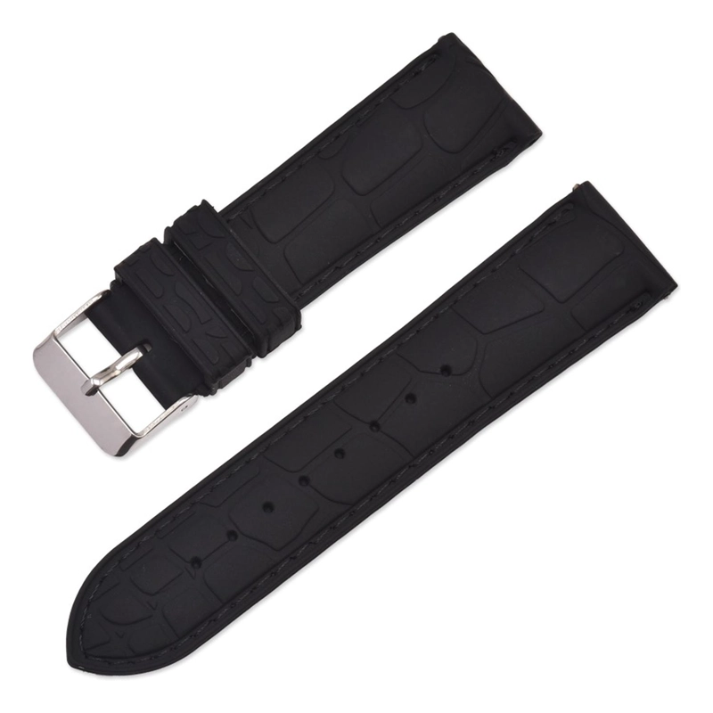 CORREA RELOJ CAUCHO EYW VARIEDAD COLORES 20MM 22MM TAMAÑO 22 - 1
