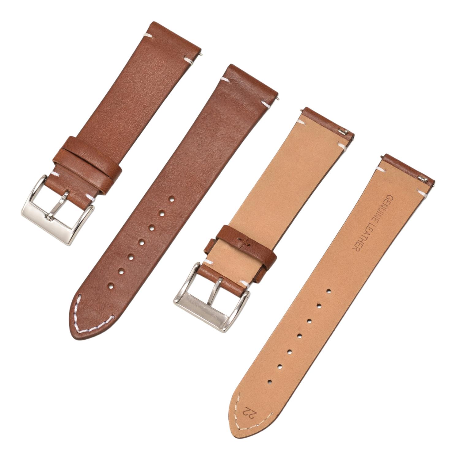 CORREA RELOJ KGYP VARIEDAD COLORES 12MM 14MM 18MM 16MM 20MM 22MM 24MM TAMAÑO 12 CUERO - 2