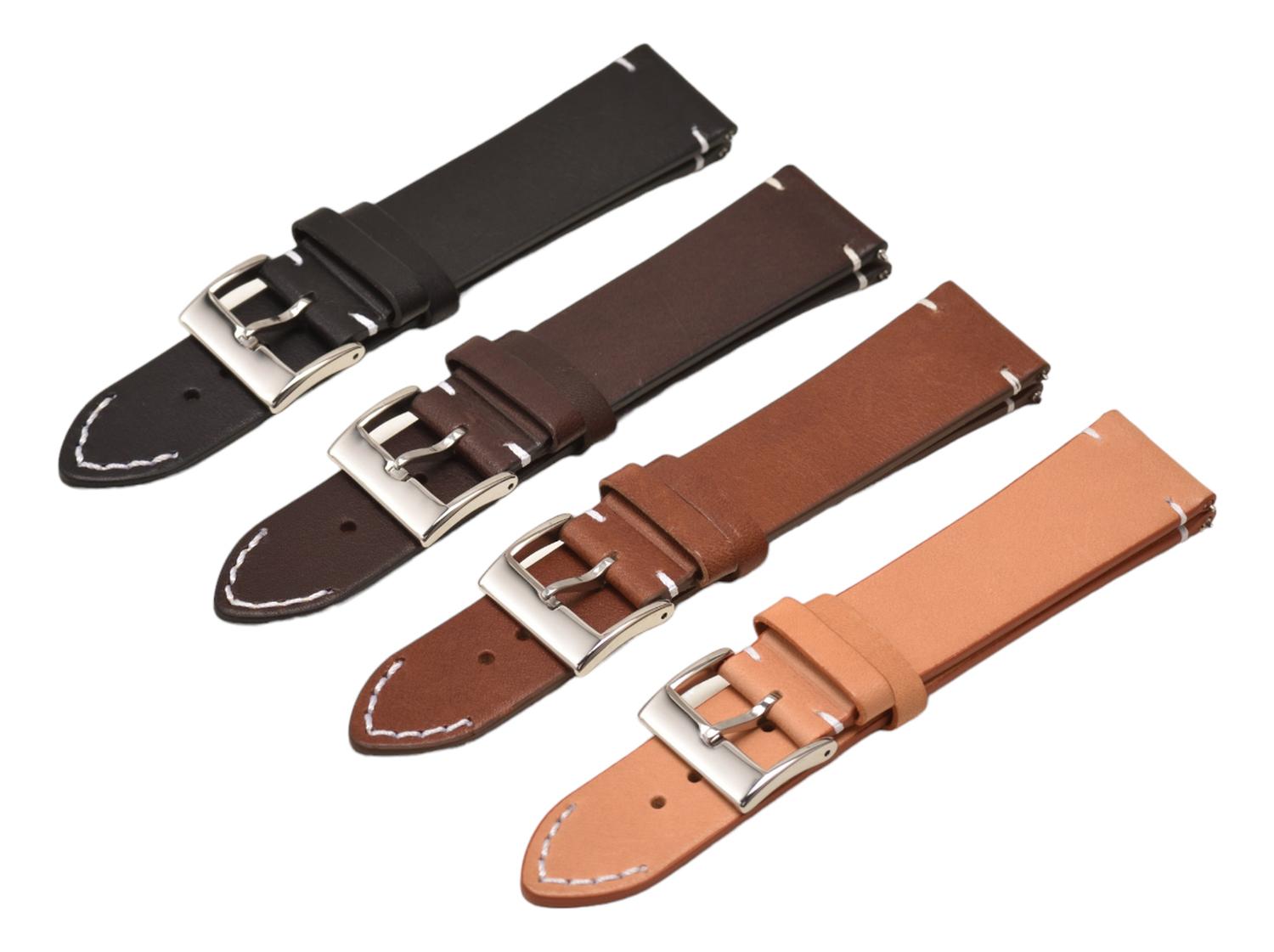 CORREA RELOJ KGYP VARIEDAD COLORES 12MM 14MM 18MM 16MM 20MM 22MM 24MM TAMAÑO 20 CUERO - 5