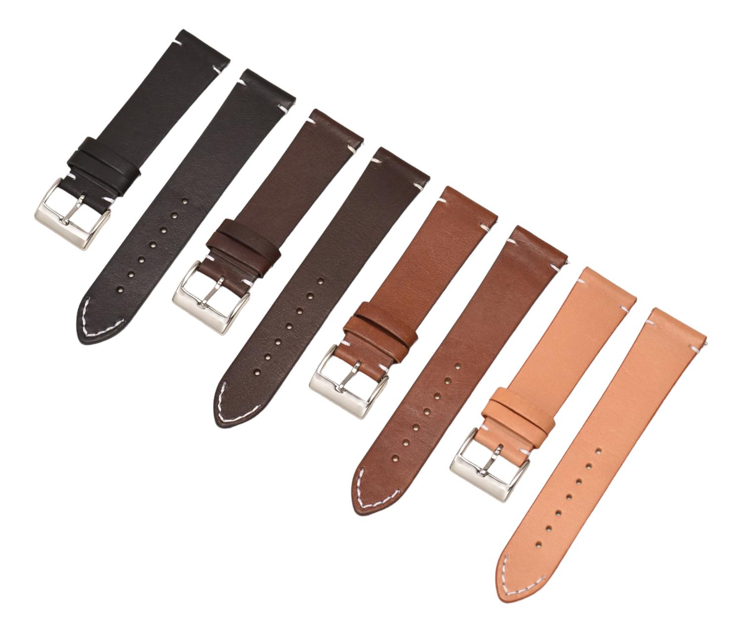 CORREA RELOJ KGYP VARIEDAD COLORES 12MM 14MM 18MM 16MM 20MM 22MM 24MM TAMAÑO 20 CUERO - 6