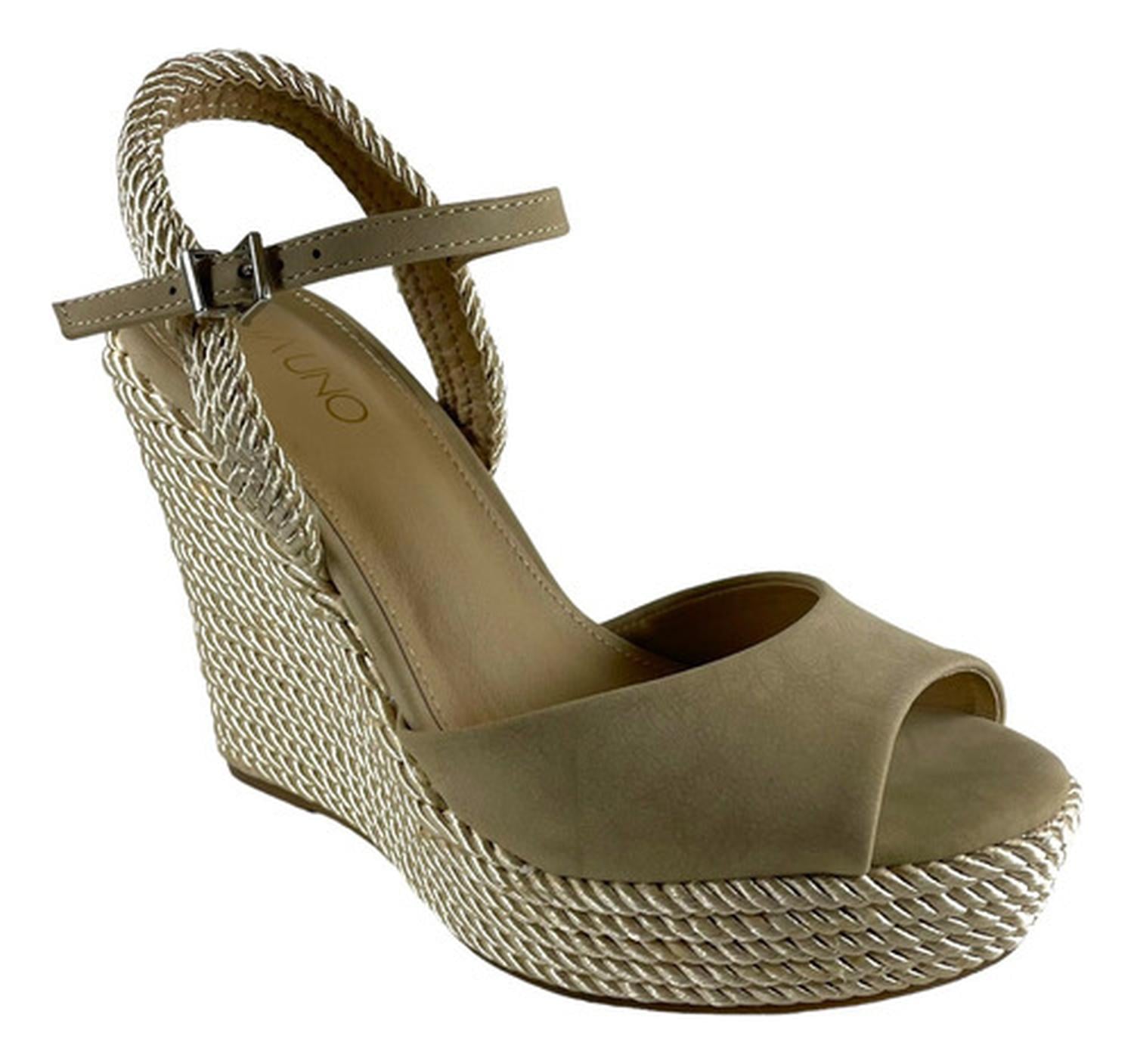 SANDALIAS MUJER VIA UNO CUERO PU 21987633 - 2