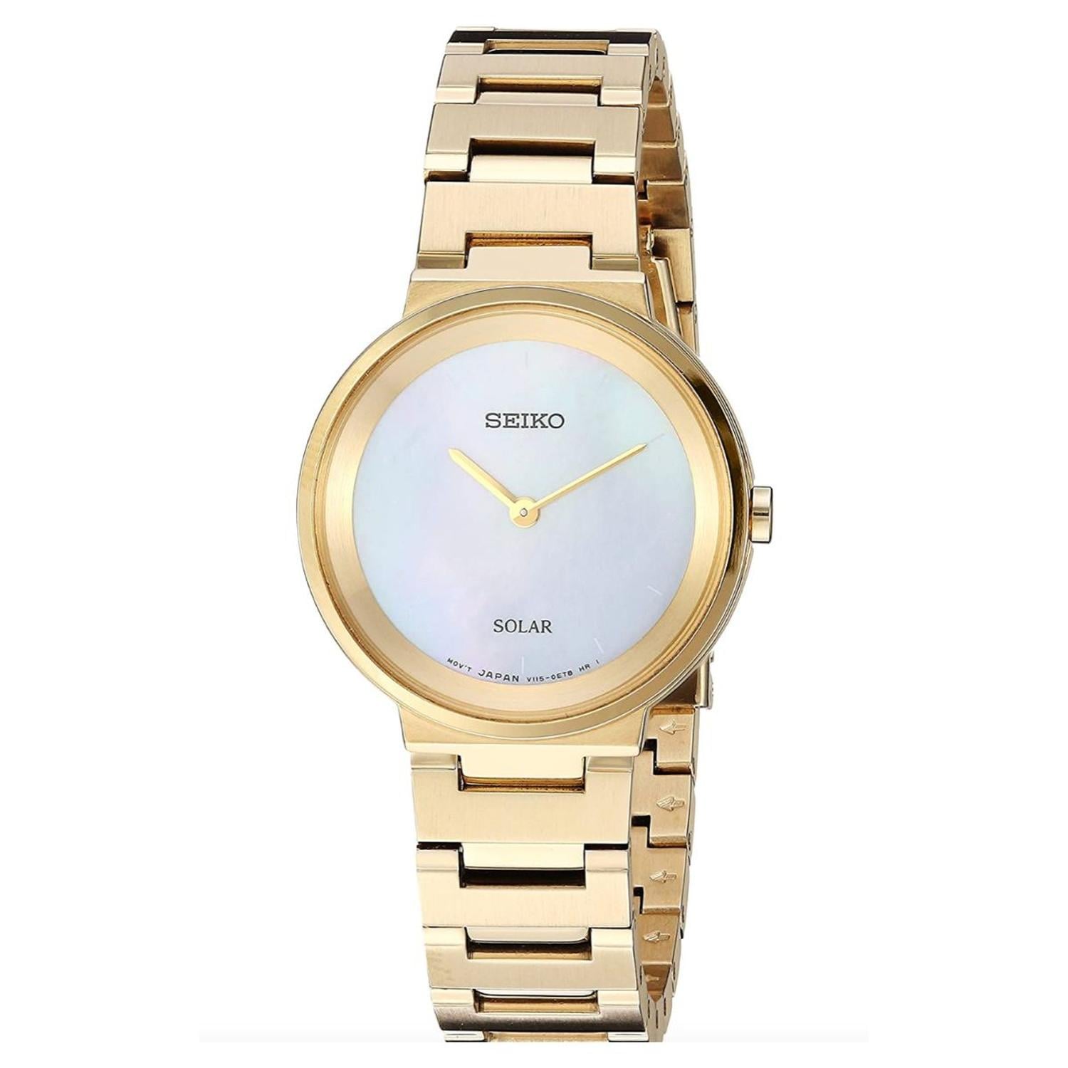 RELOJ SEIKO MUJER SOLAR DORADO SUP386 - 2