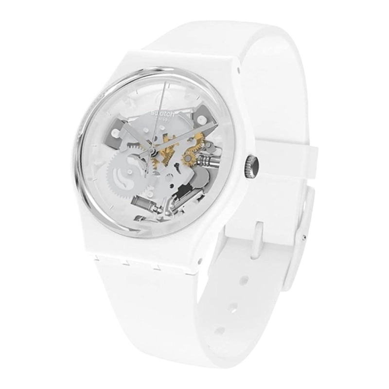 RELOJ DE PULSERA SWATCH SO31W102 SPOT TINE WHITE - 4