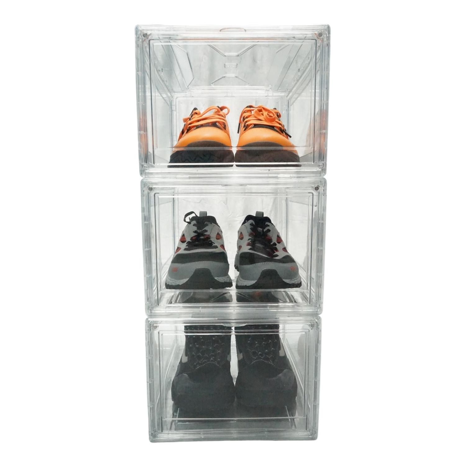 CAJA ORGANIZADORA ZAPATO APILABLE PREMIUM CIERRE MAGNETICO - 3