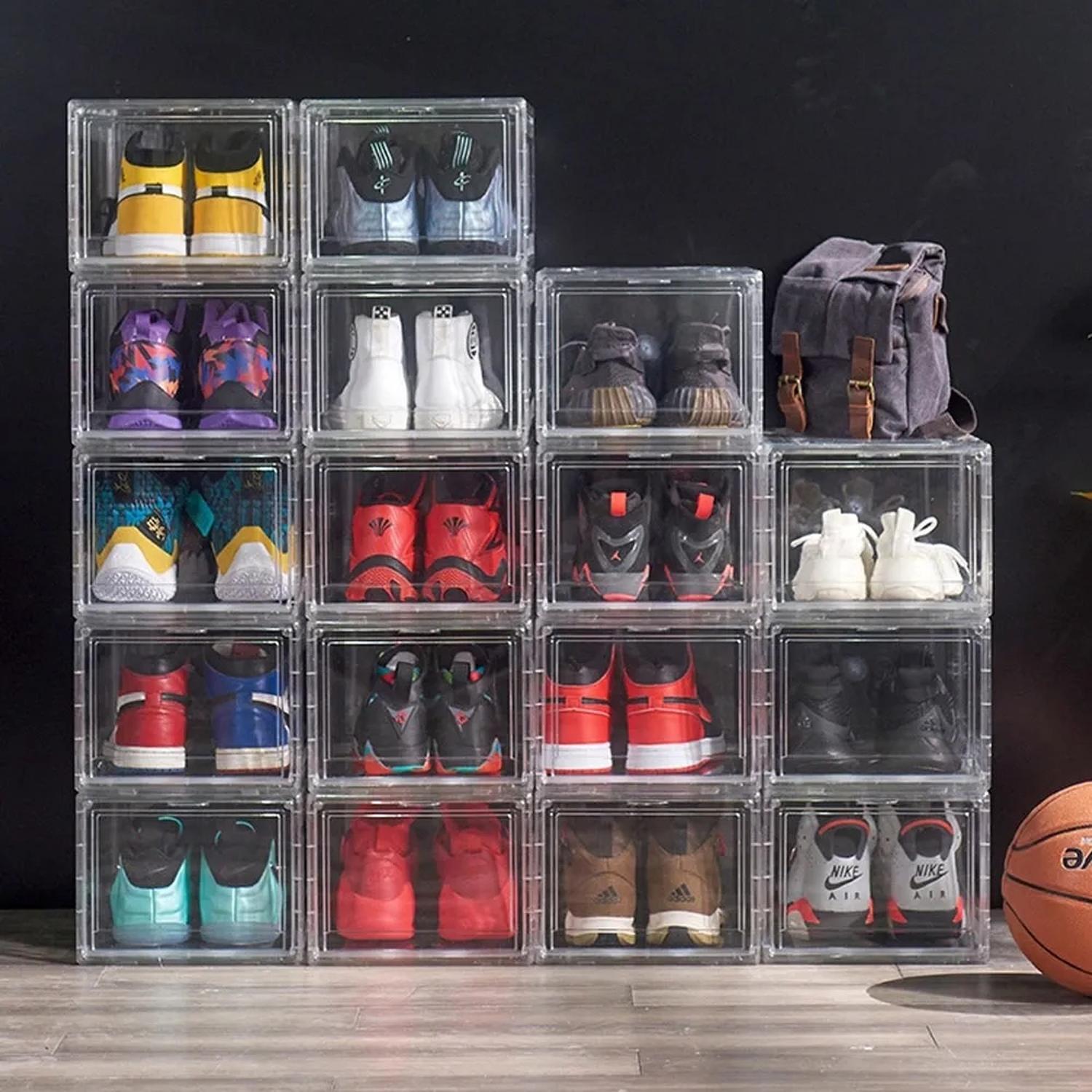 CAJA ORGANIZADORA ZAPATO APILABLE PREMIUM CIERRE MAGNETICO - 6