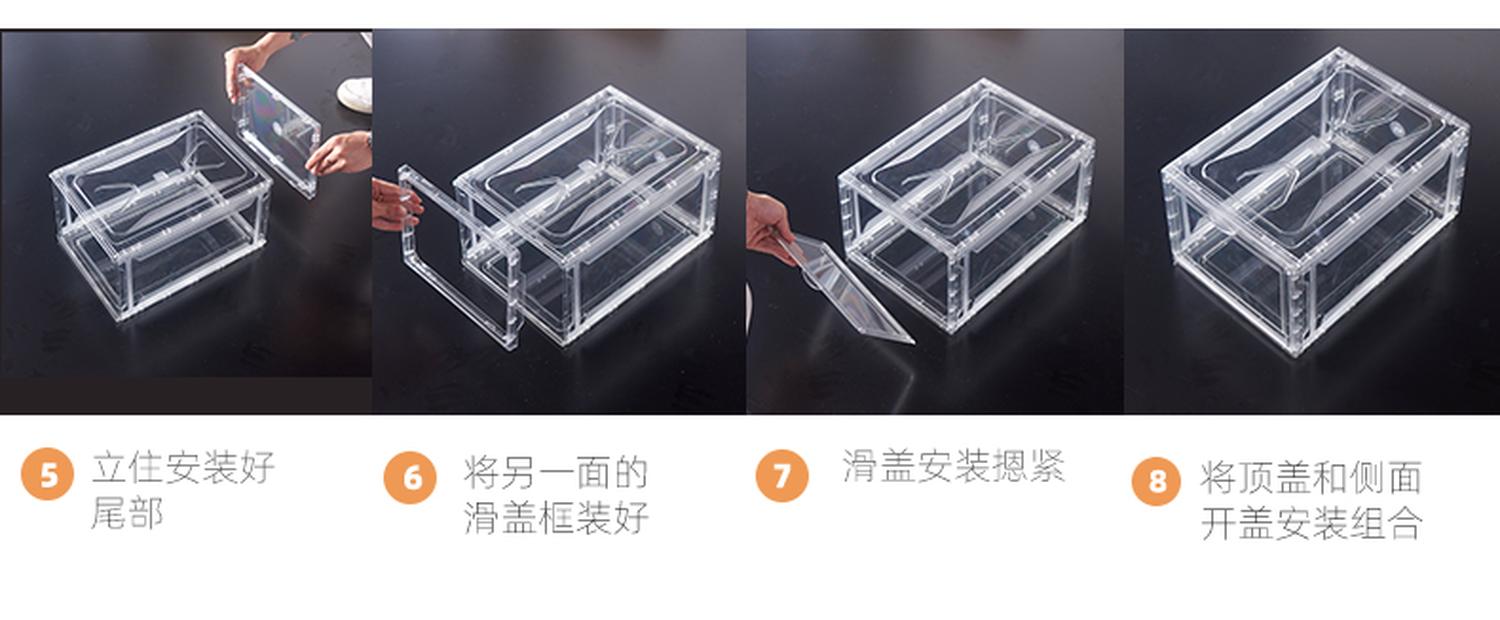 PACK 4 CAJAS ORGANIZADORA ZAPATO APILABLE PREMIUM CIERRE MAGNETICO - 9