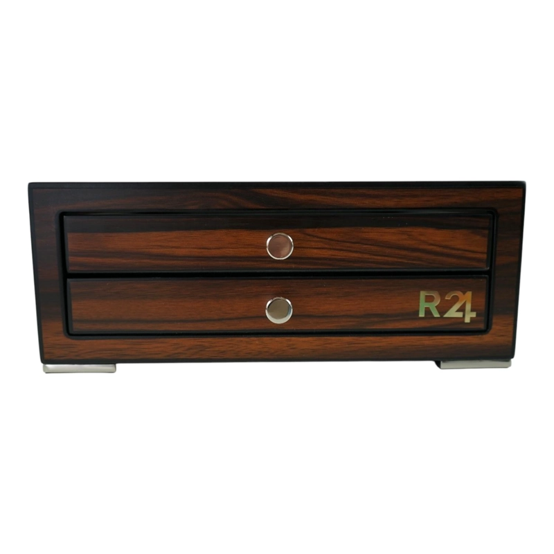 CAJA DE LUJO MADERA EBANO PARA 16 LAPICERAS - 2